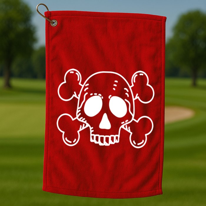 Skull Pirate Golf Towel
