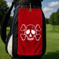 Skull Pirate Golf Towel