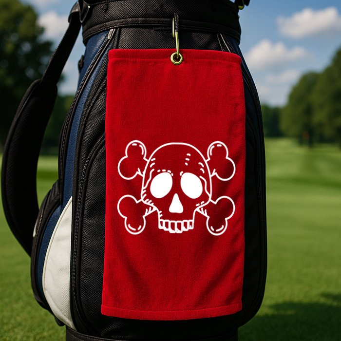 Skull Pirate Golf Towel