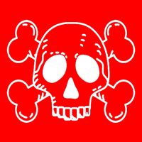 Skull Pirate Golf Towel