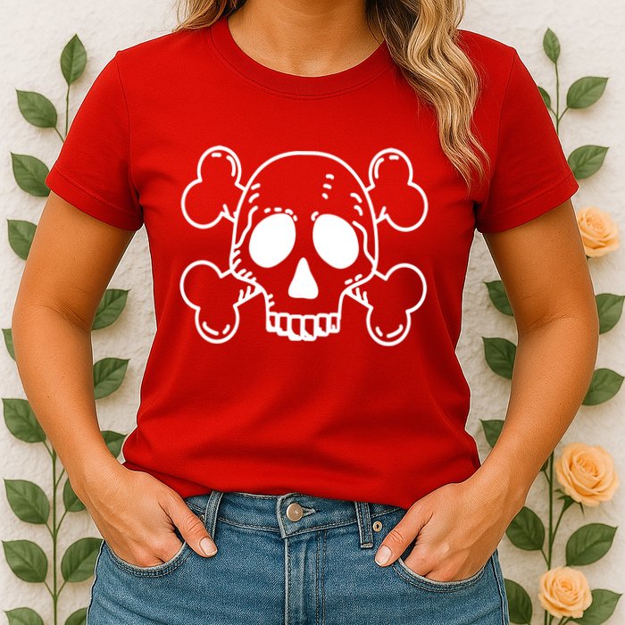 Skull Pirate Womens T-Shirt