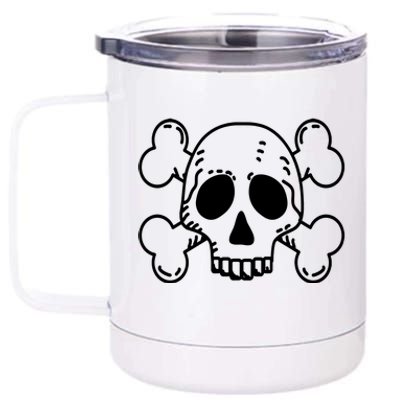 Skull Pirate 12 oz Stainless Steel Tumbler Cup