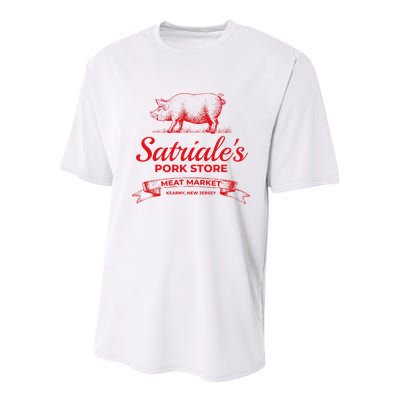 Satriale’S Pork Store Kearny New Jersey Youth Performance Sprint T-Shirt