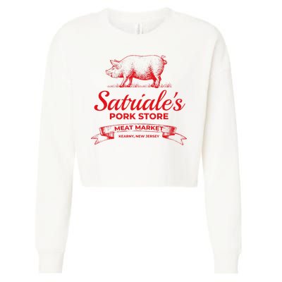 Satriale’S Pork Store Kearny New Jersey Cropped Pullover Crew