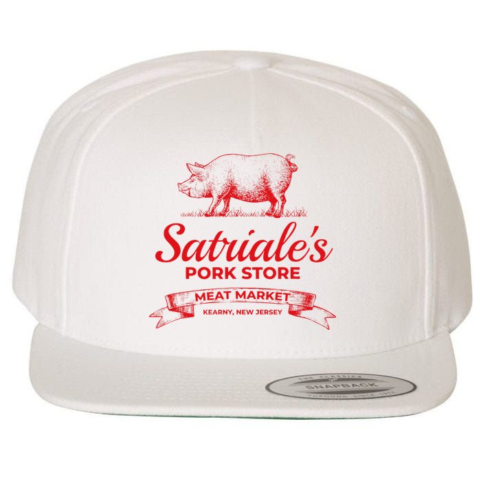 Satriale’S Pork Store Kearny New Jersey Wool Snapback Cap