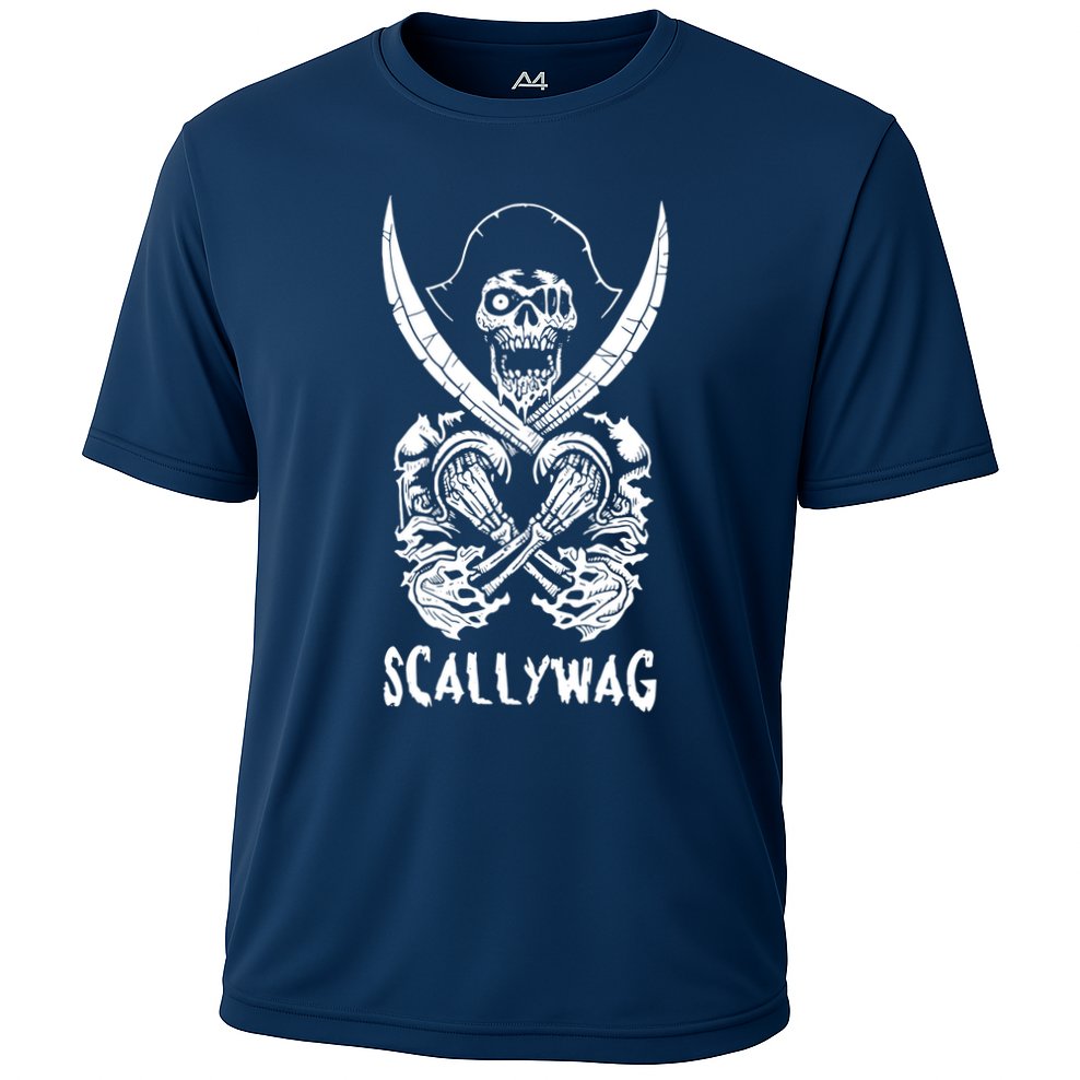 Scallywag Pirate Cooling Performance Crew T-Shirt
