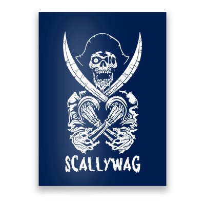 Scallywag Pirate Poster