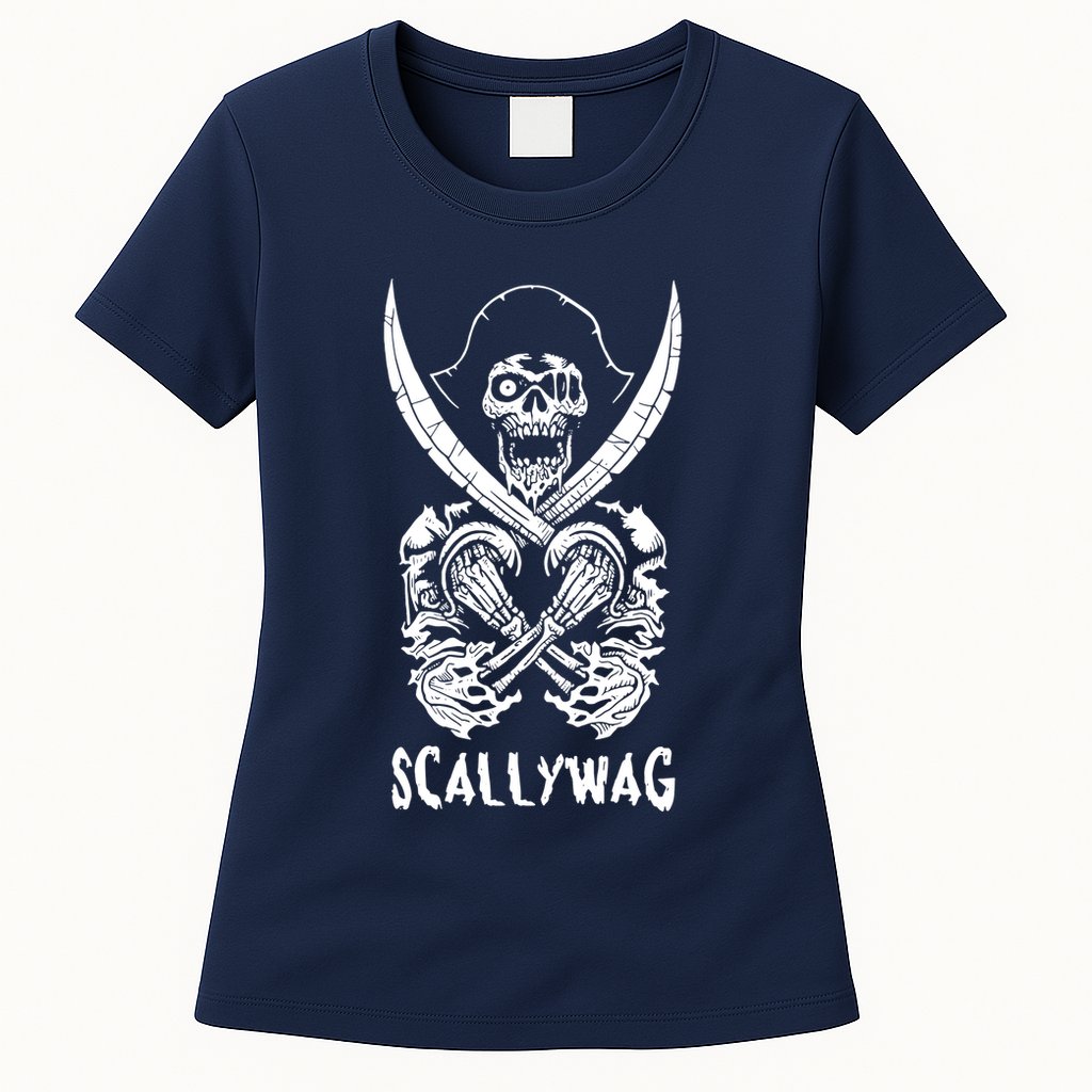 Scallywag Pirate Womens T-Shirt