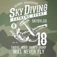 Skydiving Parachuting Skydive Tee Skydiver Legacy Tie Dye Trucker Hat