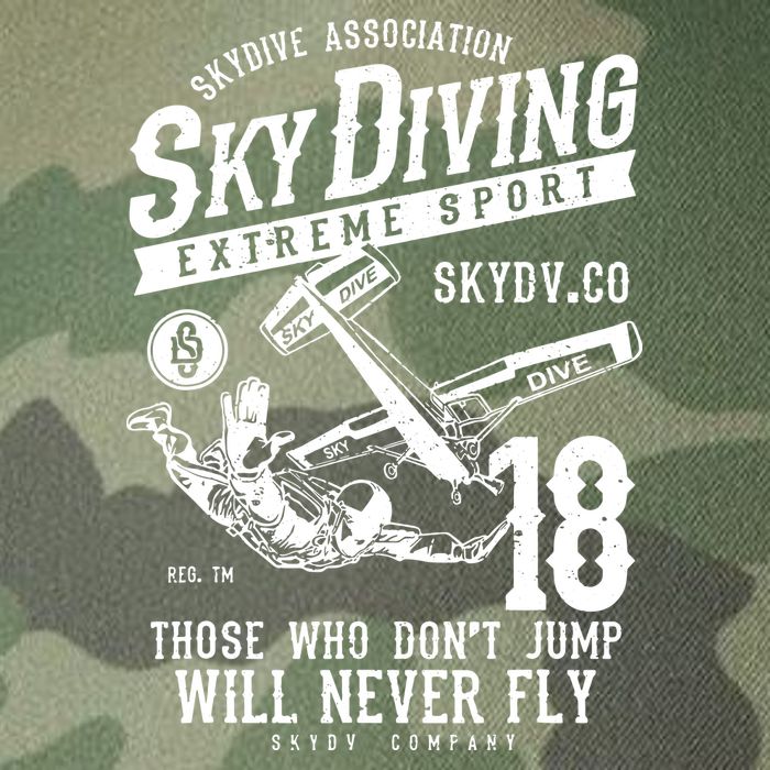 Skydiving Parachuting Skydive Tee Skydiver Legacy Tie Dye Trucker Hat