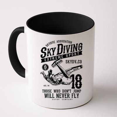Skydiving Parachuting Skydive Tee Skydiver Mug