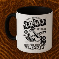Skydiving Parachuting Skydive Tee Skydiver Mug