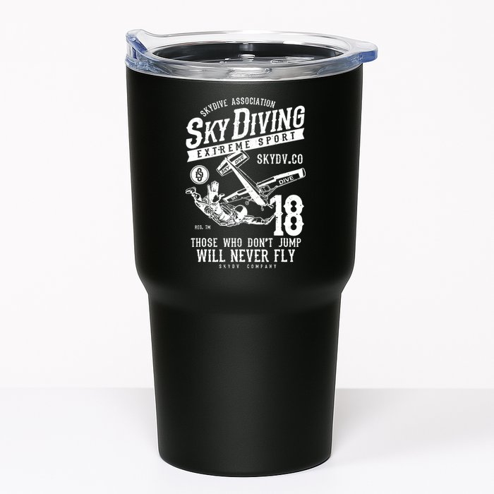 Skydiving Parachuting Skydive Tee Skydiver Tumbler