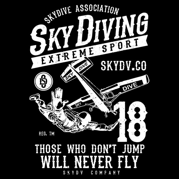 Skydiving Parachuting Skydive Tee Skydiver Wool Snapback Cap