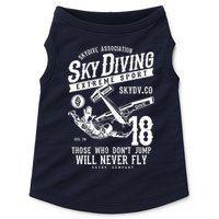 Skydiving Parachuting Skydive Tee Skydiver Doggie Tank