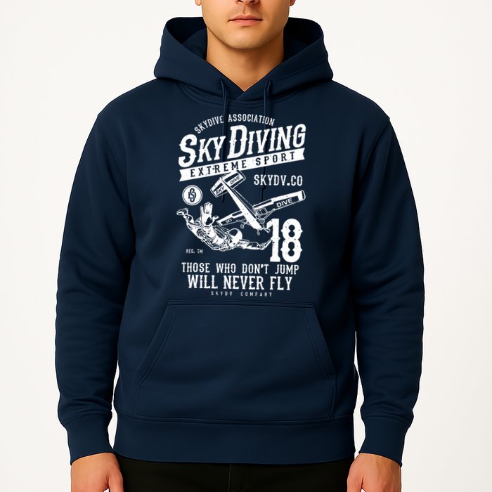 Skydiving Parachuting Skydive Tee Skydiver Hoodie