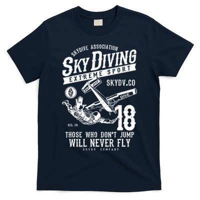 Skydiving Parachuting Skydive Tee Skydiver T-Shirt