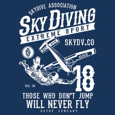 Skydiving Parachuting Skydive Tee Skydiver T-Shirt