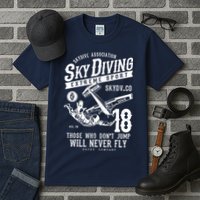 Skydiving Parachuting Skydive Tee Skydiver Tall T-Shirt