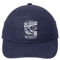 Skydiving Parachuting Skydive Tee Skydiver 7-Panel Snapback Hat