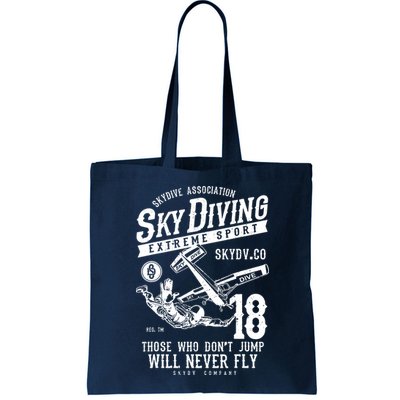 Skydiving Parachuting Skydive Tee Skydiver Bag