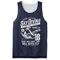 Skydiving Parachuting Skydive Tee Skydiver Mesh Reversible Basketball Jersey Tank