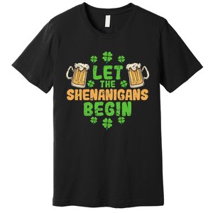 Saint Patricks Shenanigans funny st patrick's day Premium T-Shirt