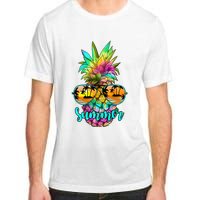 Sunglass Pineapple Summer Vibes Adult ChromaSoft Performance T-Shirt