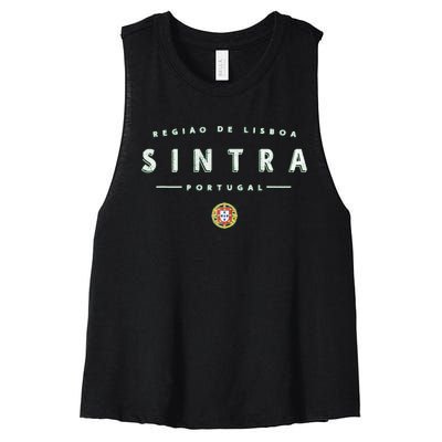 Sintra Portugal Sintra Lisbon Women's Racerback Cropped Tank