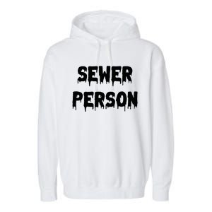 Sewer Person Garment-Dyed Fleece Hoodie