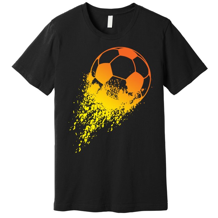 Soccer Player Sports Vintage Soccer Gift Premium T-Shirt