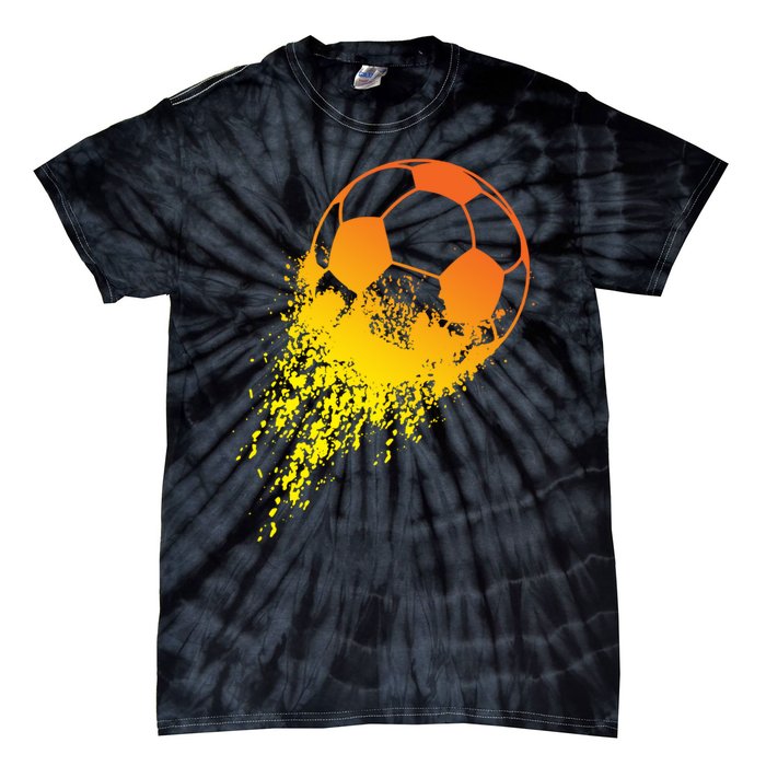 Soccer Player Sports Vintage Soccer Gift Tie-Dye T-Shirt