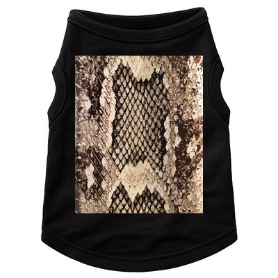 Snakeskin Print Snake Reptile Animal Rattlesnake Doggie Tank