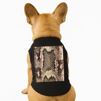 Snakeskin Print Snake Reptile Animal Rattlesnake Doggie Tank