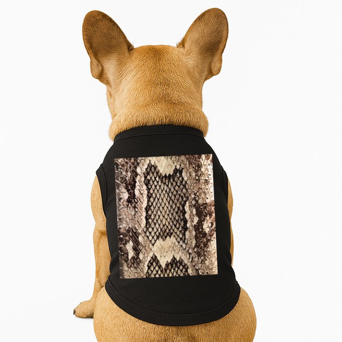 Snakeskin Print Snake Reptile Animal Rattlesnake Doggie Tank