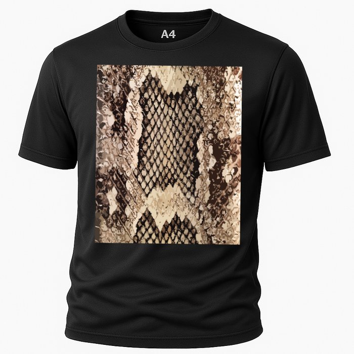Snakeskin Print Snake Reptile Animal Rattlesnake Performance Shirt