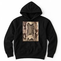 Snakeskin Print Snake Reptile Animal Rattlesnake Hoodie