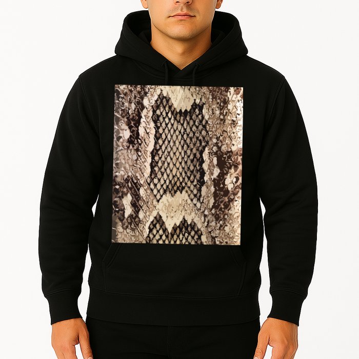Snakeskin Print Snake Reptile Animal Rattlesnake Hoodie