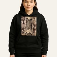 Snakeskin Print Snake Reptile Animal Rattlesnake Hoodie