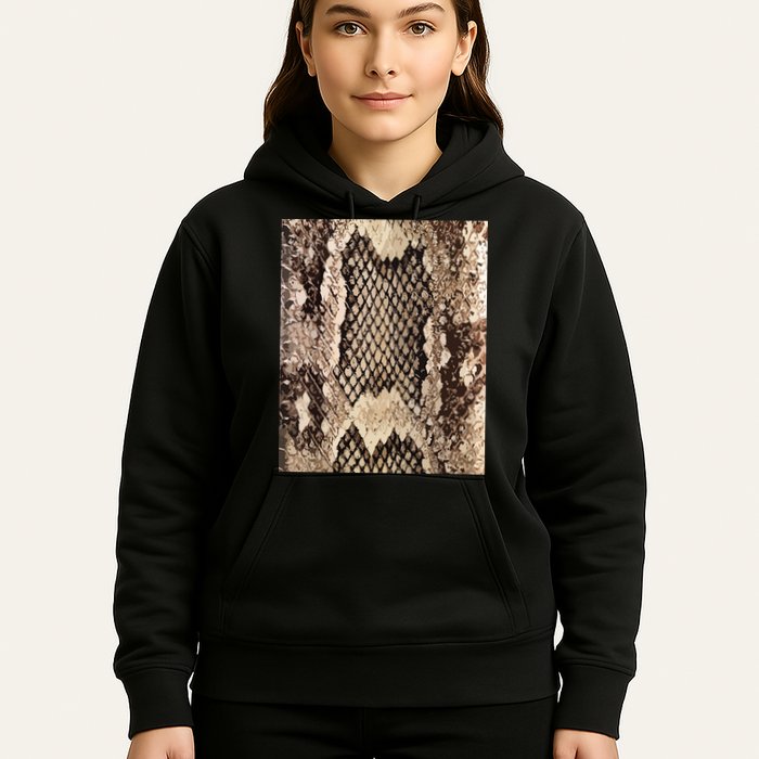 Snakeskin Print Snake Reptile Animal Rattlesnake Hoodie