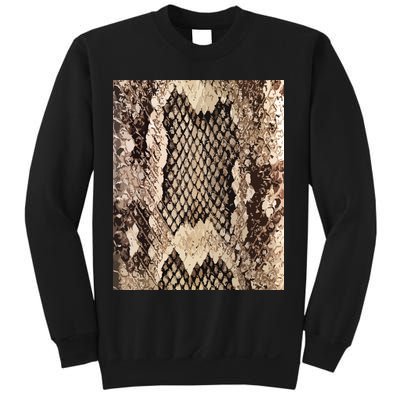 Snakeskin Print Snake Reptile Animal Rattlesnake Sweatshirt
