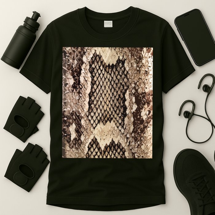 Snakeskin Print Snake Reptile Animal Rattlesnake T-Shirt