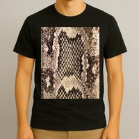 Snakeskin Print Snake Reptile Animal Rattlesnake T-Shirt