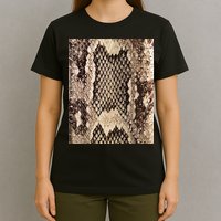 Snakeskin Print Snake Reptile Animal Rattlesnake T-Shirt