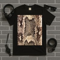 Snakeskin Print Snake Reptile Animal Rattlesnake T-Shirt