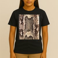 Snakeskin Print Snake Reptile Animal Rattlesnake T-Shirt