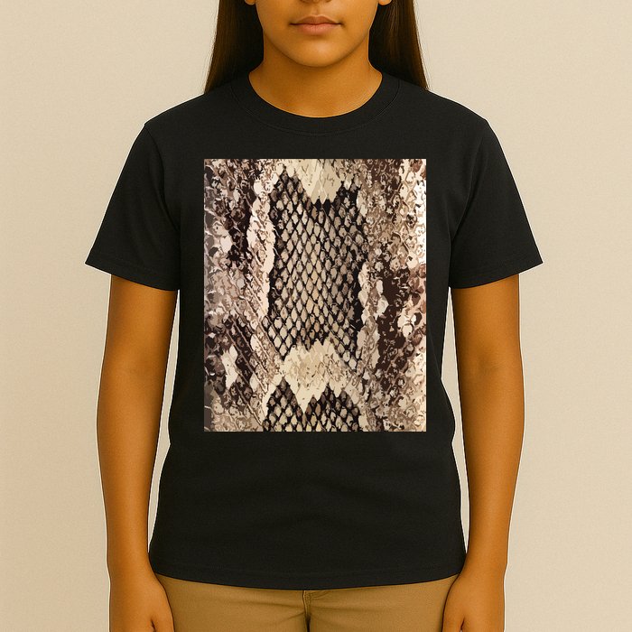 Snakeskin Print Snake Reptile Animal Rattlesnake T-Shirt
