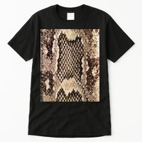Snakeskin Print Snake Reptile Animal Rattlesnake Tall T-Shirt
