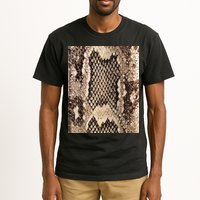 Snakeskin Print Snake Reptile Animal Rattlesnake Tall T-Shirt