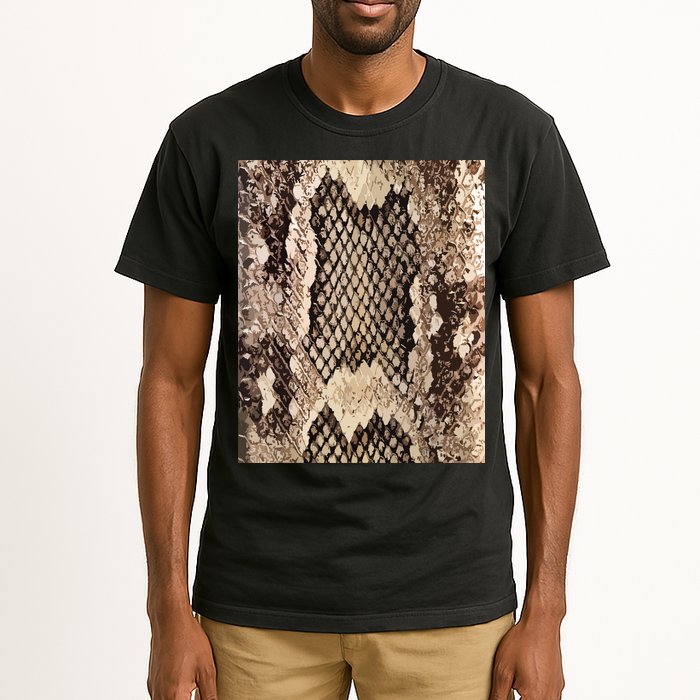 Snakeskin Print Snake Reptile Animal Rattlesnake Tall T-Shirt